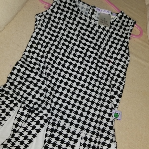 2T SARA LYNN TOGS HOUNDSTOOTH DRESS - Picture 4 of 4